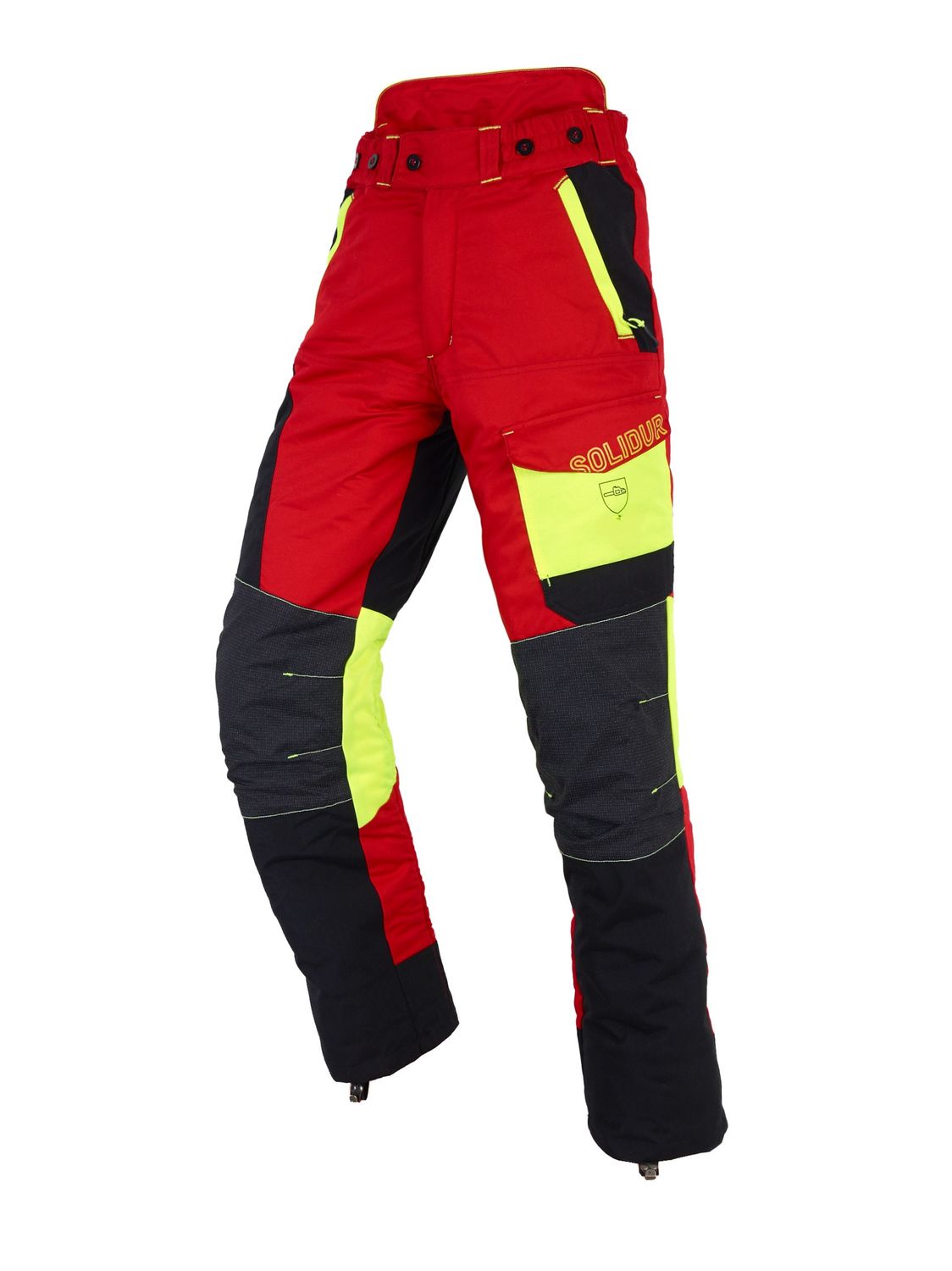 New Solidur COMFY RED Type A, Class 1 Chainsaw Trousers New Solidur COMFY RED Type A, Class 1 Chainsaw Trousers