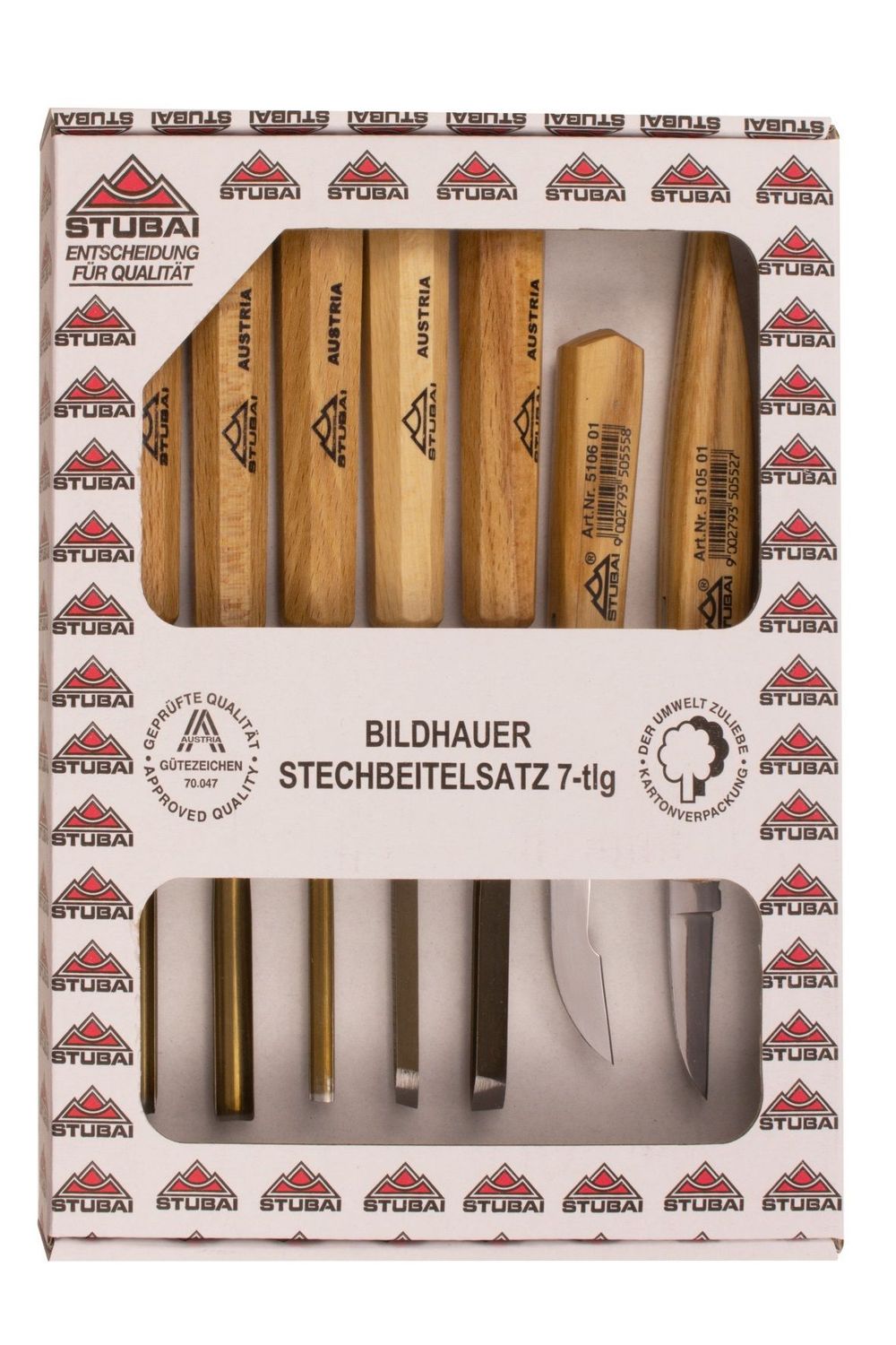 Stubai Wood carving set
