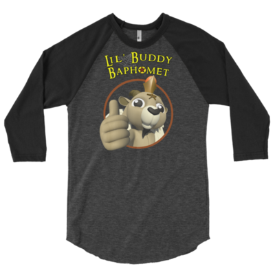 LIL&#39; Buddy (thumbs up) - 3/4 sleeve raglan shirt (tighter fit)