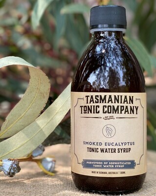 Smoked Eucalyptus Tonic Water Syrup