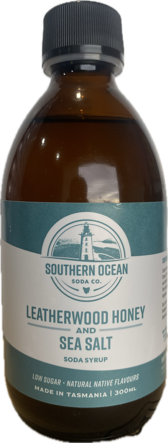 Leatherwood Honey and Sea Salt Soda Syrup