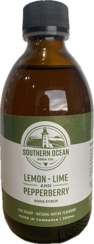 Lemon, Lime + Pepper Berry Soda Syrup
