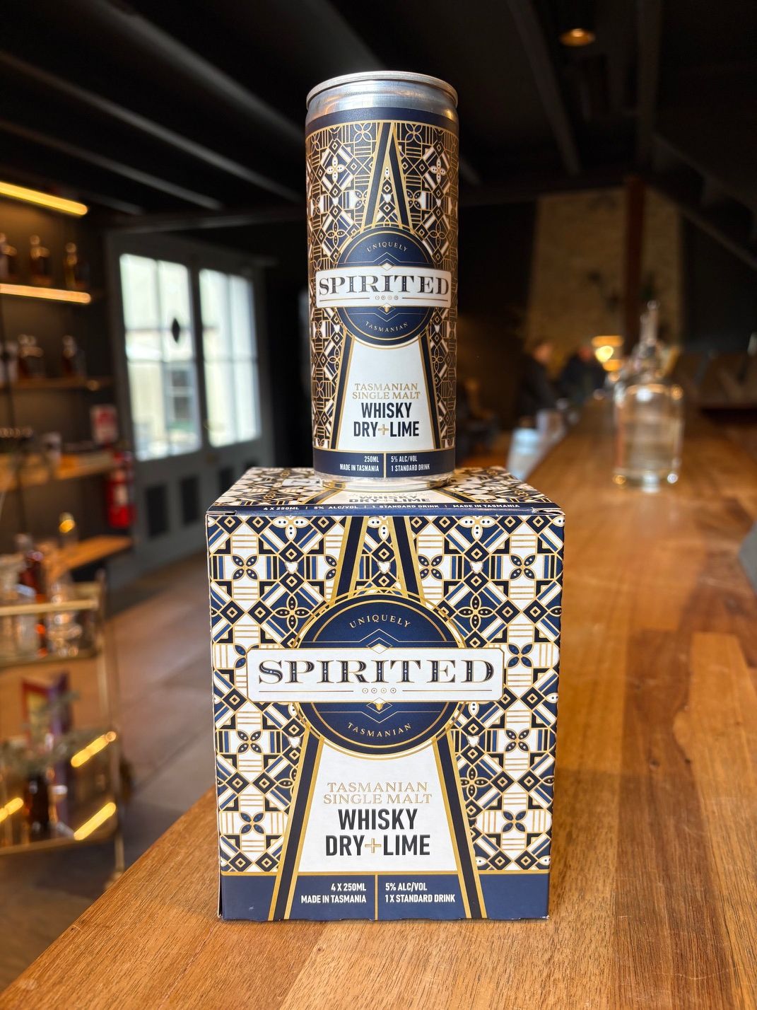 Spirited Single Malt Whisky Dry and Lime 24x250ml cans