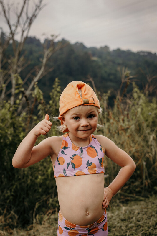 orange kids crop