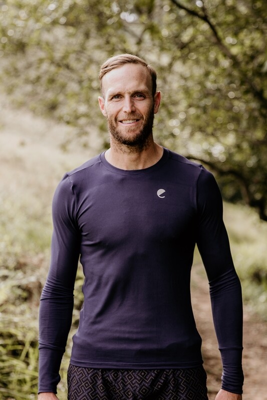 mens navy long sleeve top