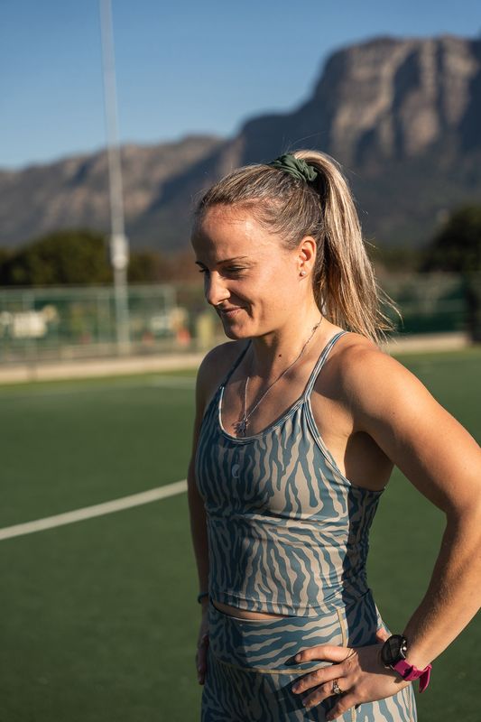 Olympic thin strap crop