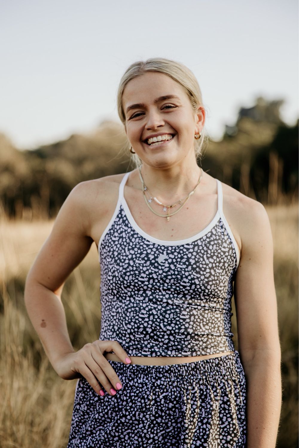 SPCA thin strap crop