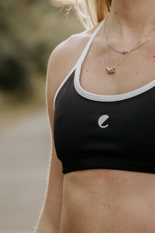 b + w thin strap bra