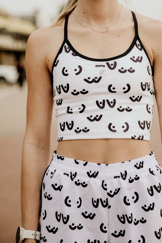 boobies thin strap crop