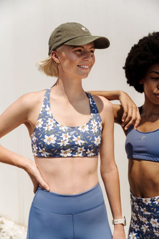 lily 280gm RECYCLED fabric racerback bra