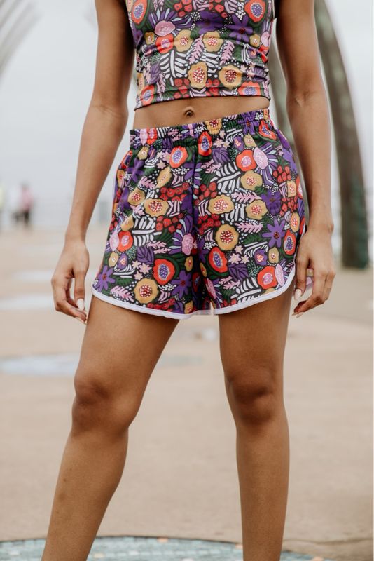 wisdom floral donn shorts