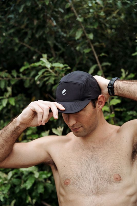 black ripstop cap