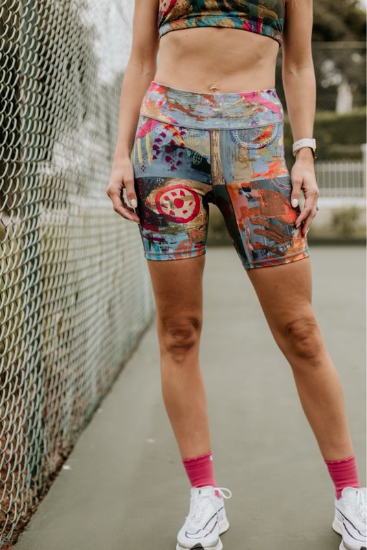 Ethembeni Abstract short tights