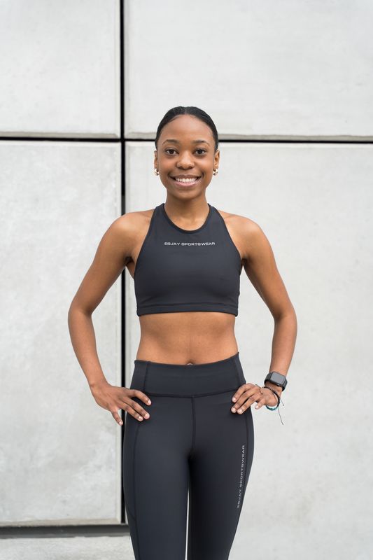 ESJAY SPORTSWEAR high neck bra