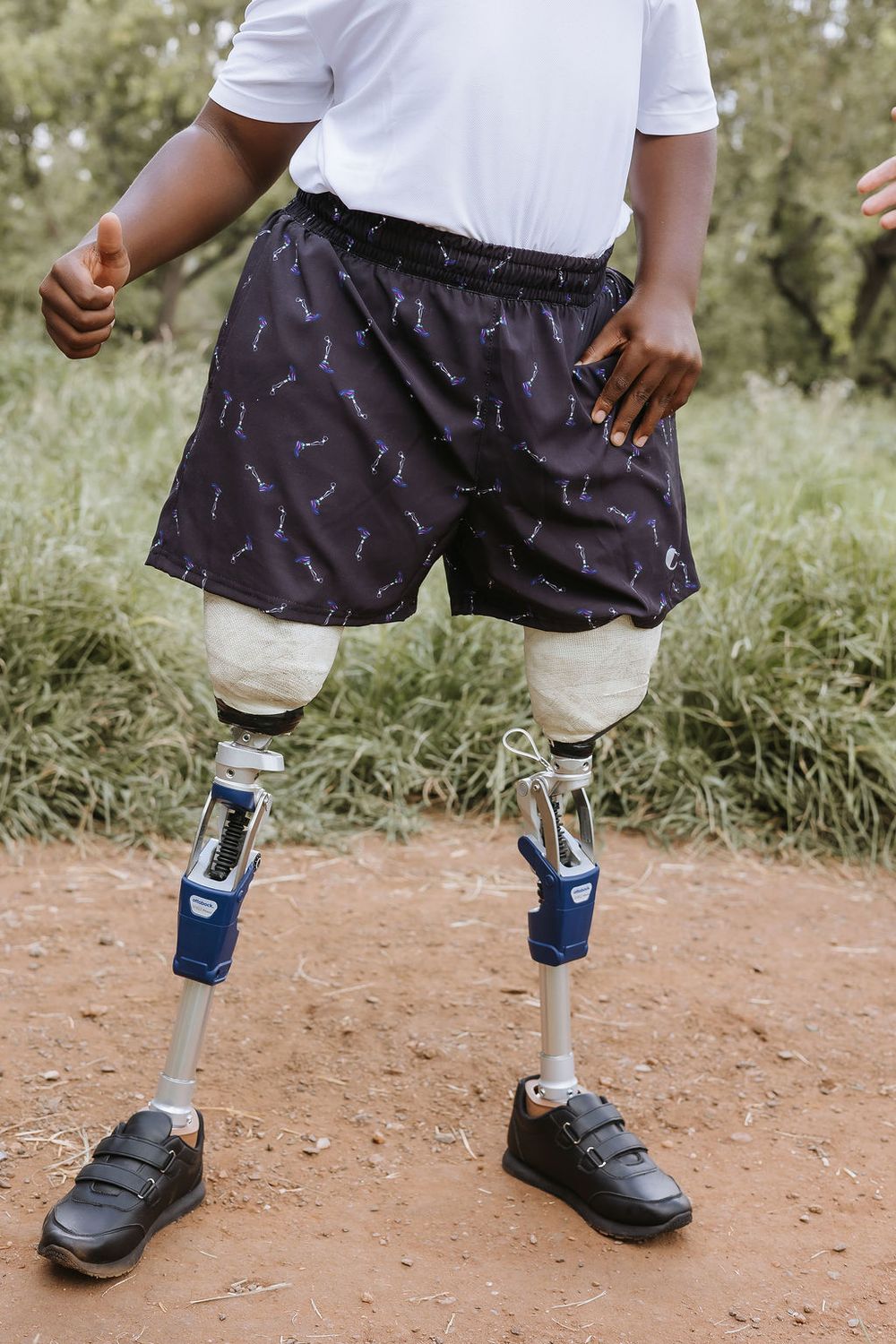 mens Kagiso shorts with built in ESJAY240 tights