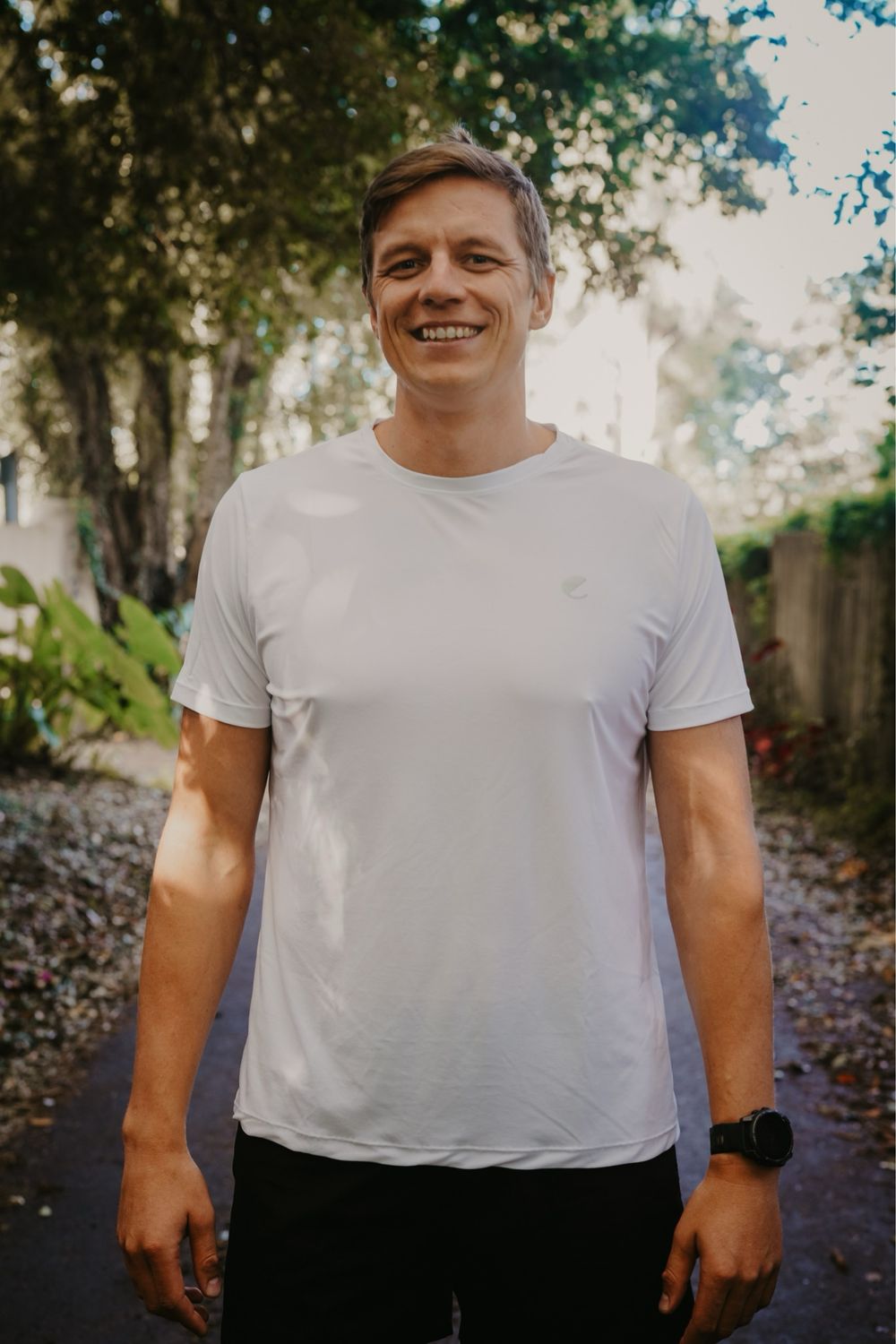 mens white T-shirt