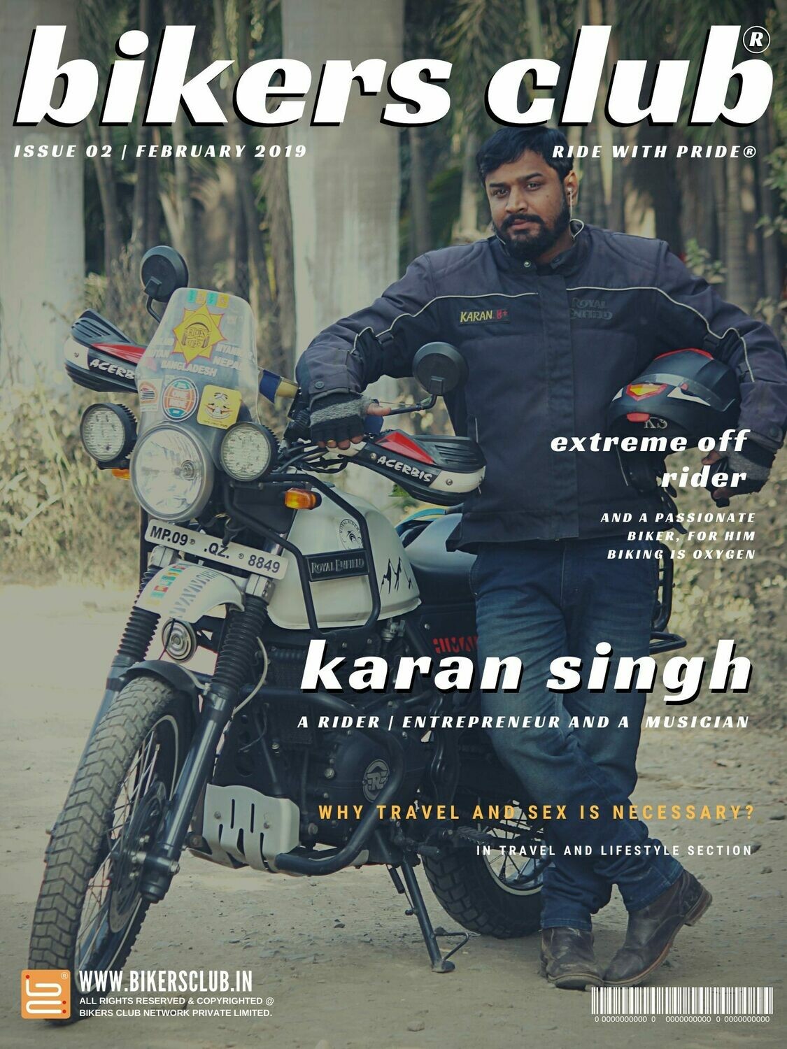 BIKERS CLUB-e-magazine-feb 2019-Karan Singh