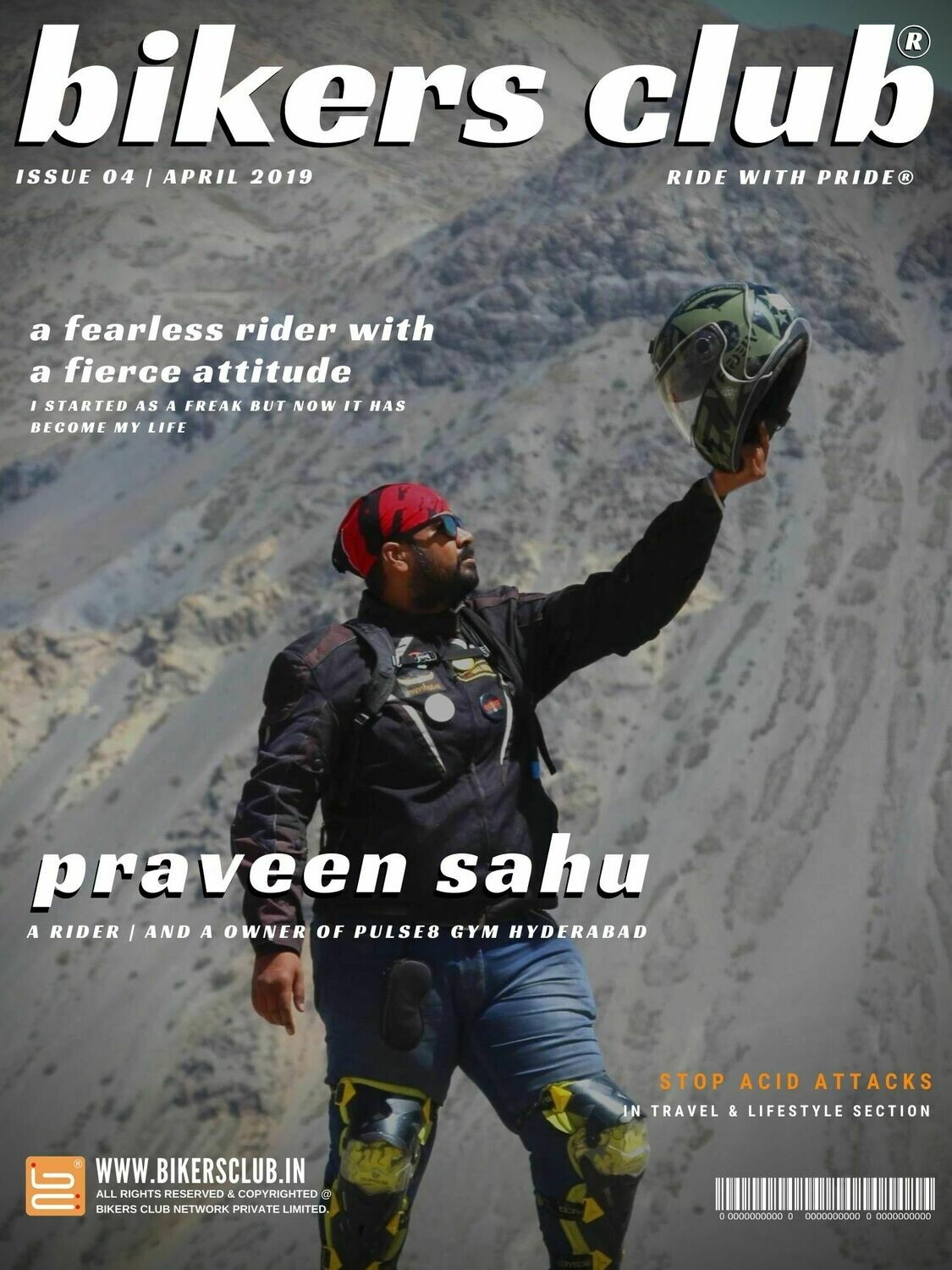 BIKERS CLUB-e-magazine-april 2019-Praveen Sahu