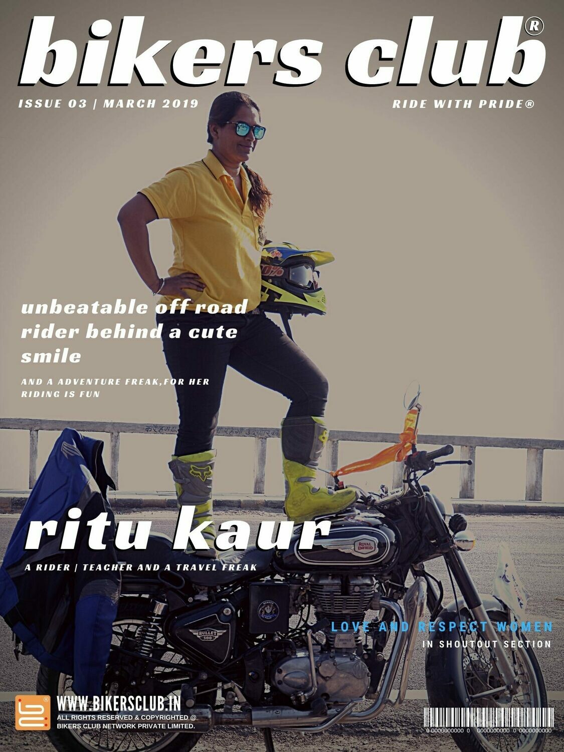 BIKERS CLUB-e-magazine-march 2019-Ritu Kaur