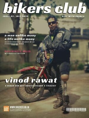 BIKERS CLUB-e-magazine-may 2019-Vinod Rawat