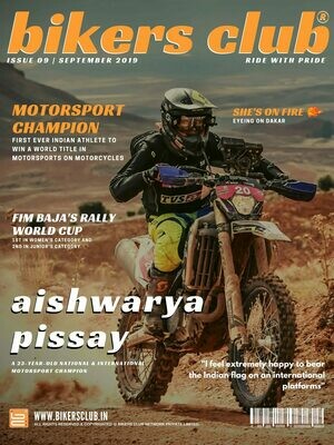 BIKERS CLUB-e-magazine-sept 2019-Aishwarya Pissay