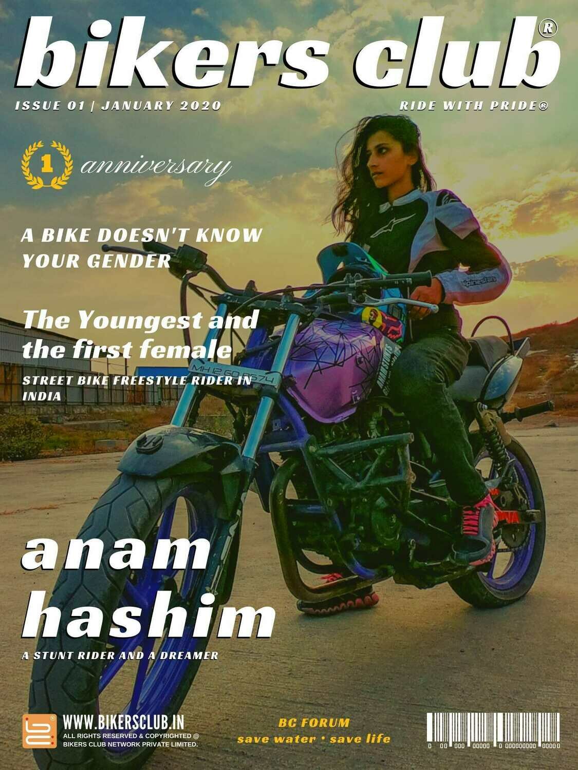 BIKERS CLUB-e-magazine-jan 2020-Anam Hashim