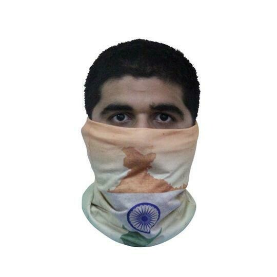 Quipco Dune Tube India Map - Tri-Colour