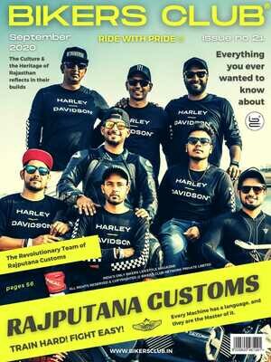 Bikers Club-e-magazine-September 2020-Rajputana Customs