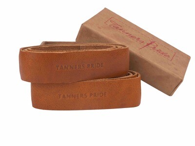 Leather Bike Handle Grips (Natural Tan)