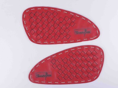 Hand Weave With Hand Side Stitch Red