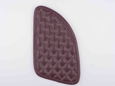 Raise Diamond Maroon With Cream Stitch