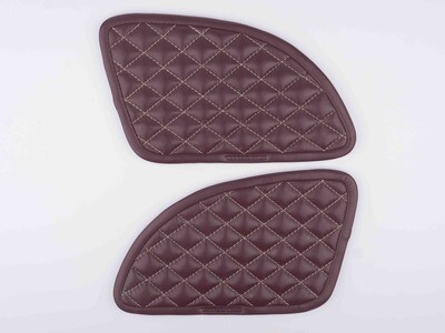 Raise Diamond Maroon With Cream Stitch