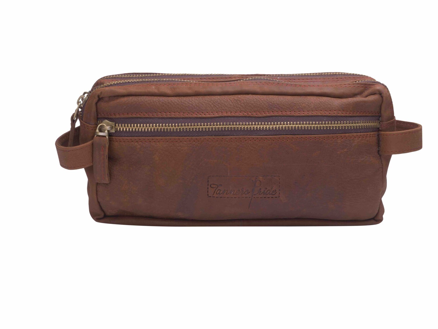 Toiletry Bag (Dark Tan)