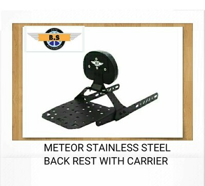 RE Meteor Stainless Steel Back Rest with carrier