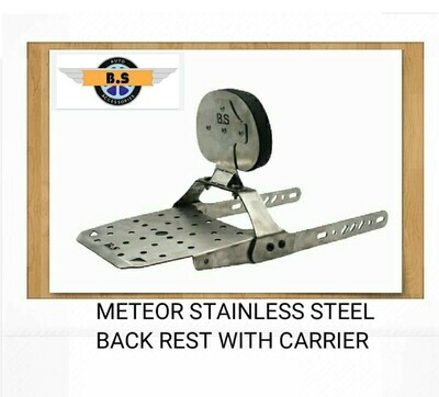 RE Meteor Stainless Steel Back Rest with Carrier