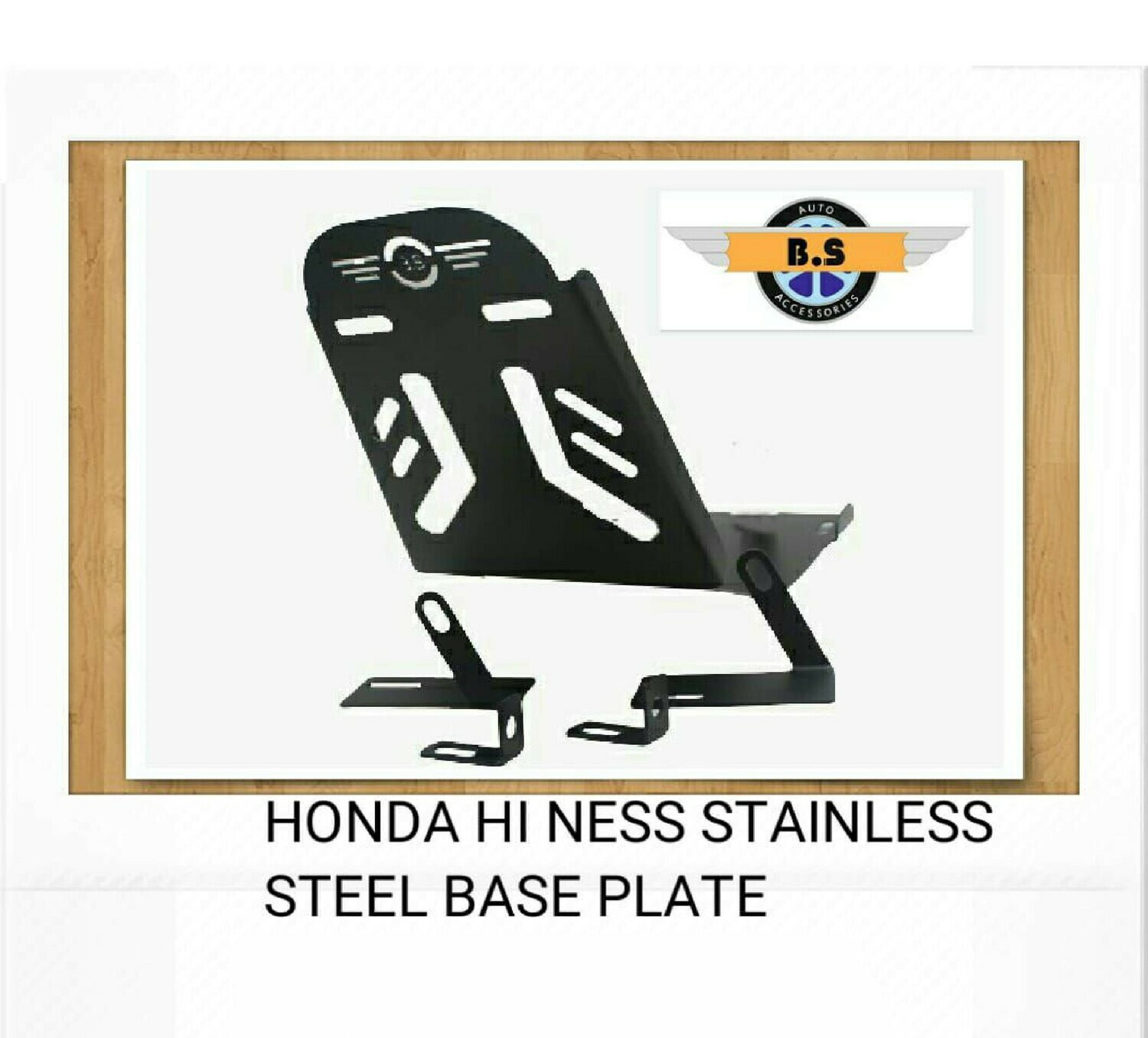 Honda HI Ness Stainless Steel Base Plate