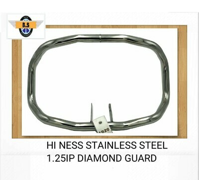 Honda HI Ness Stainless Steel Diamond Guard 1.25 IP