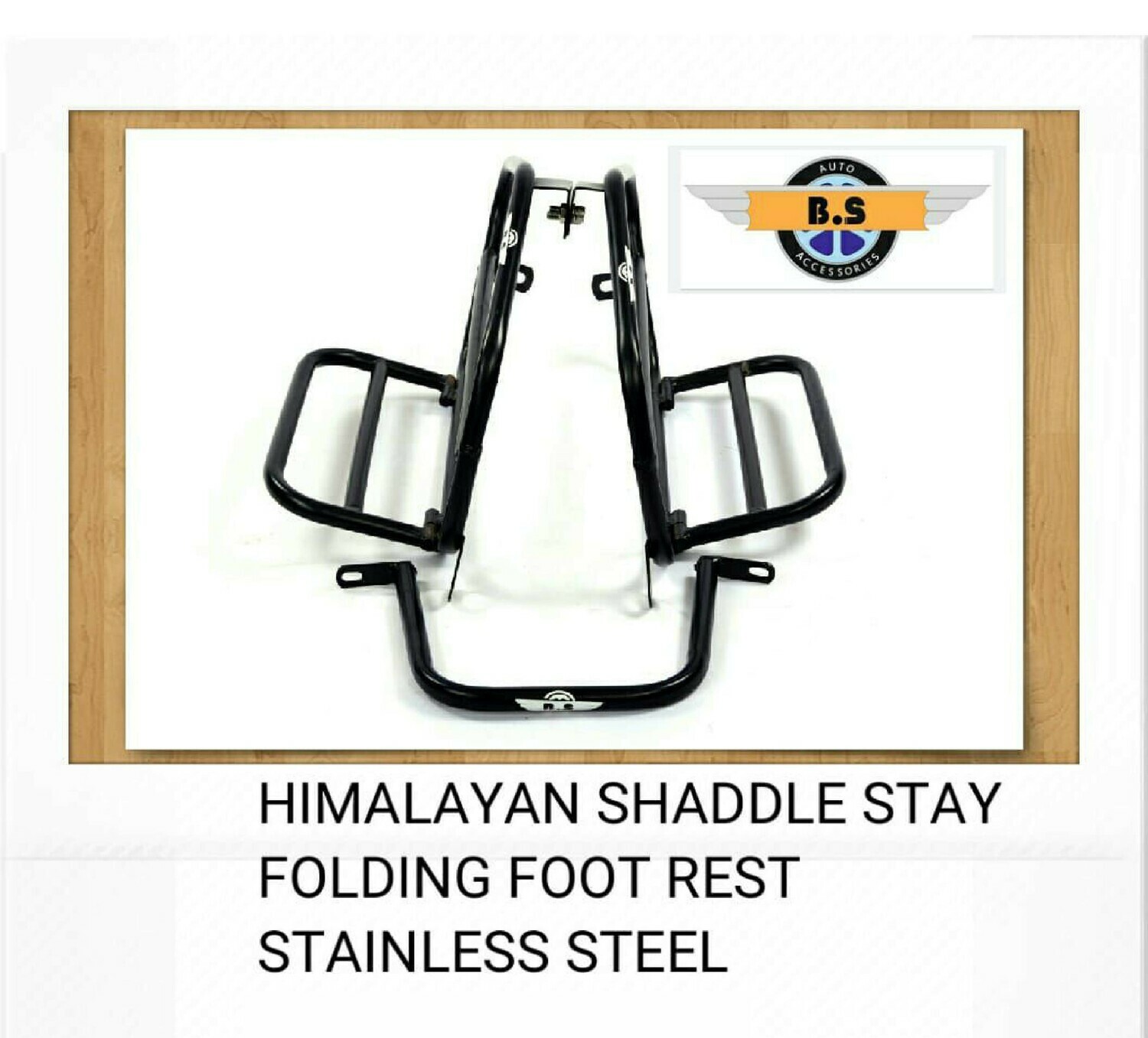 RE Himalayan Saddle Folding Foot Rest Stainless Steel