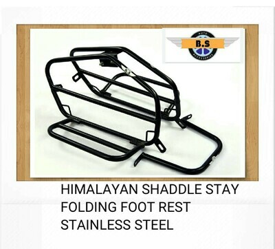 RE Himalayan Saddle Folding Foot Rest Stainless Steel