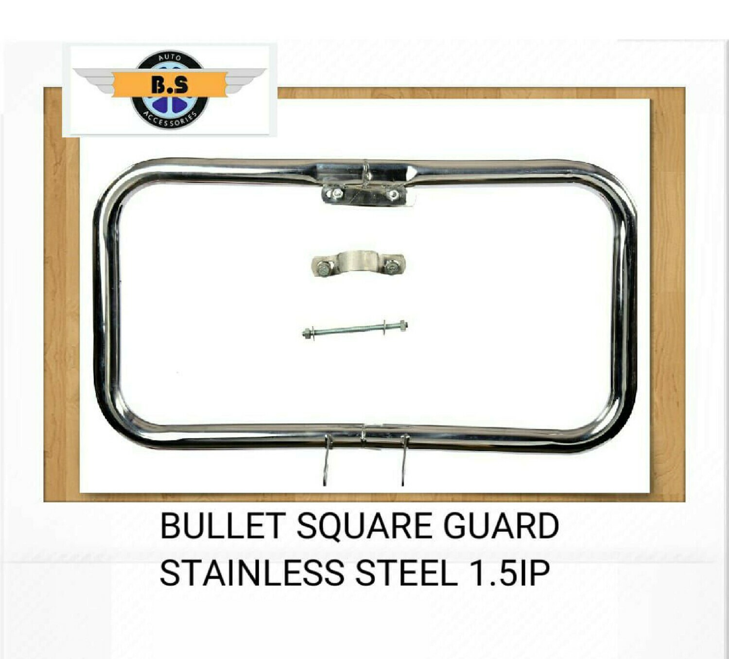 Bullet Square Guard Stainless Steel 1.5 IP