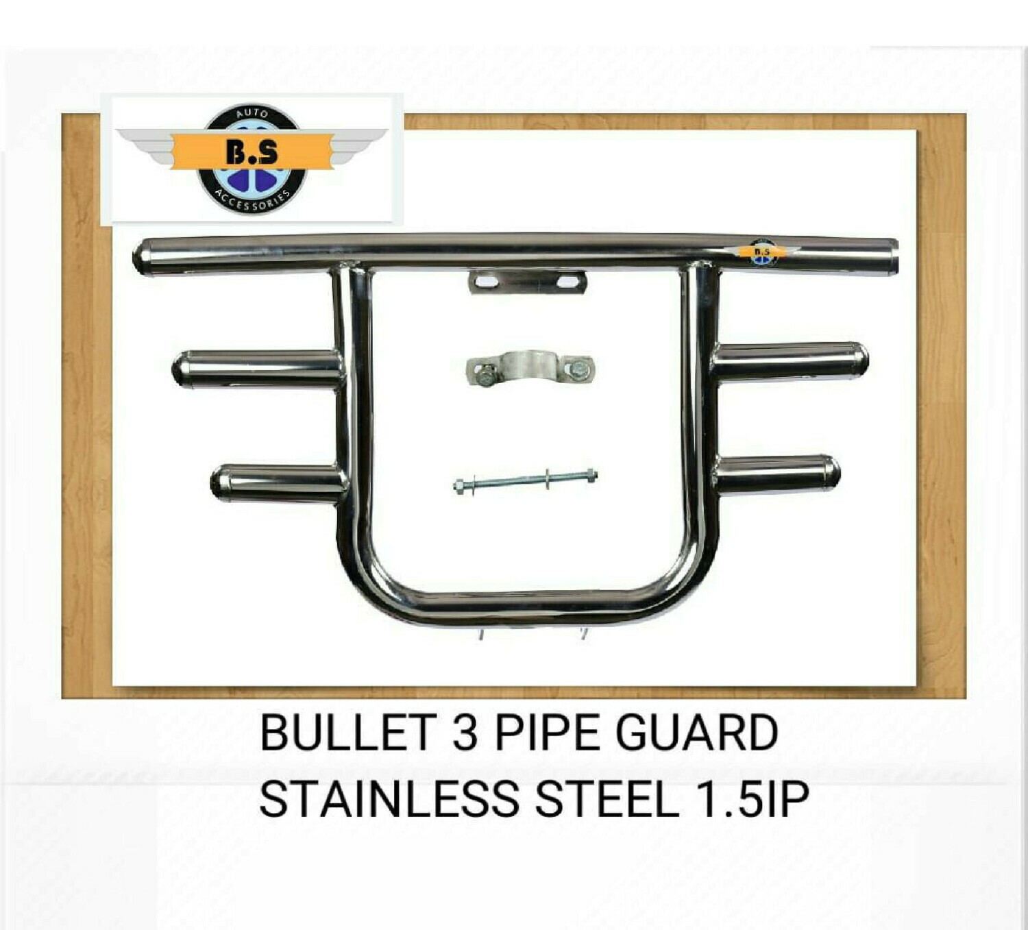 Bullet 3 PIPE Guard Stainless Steel 1.5 IP
