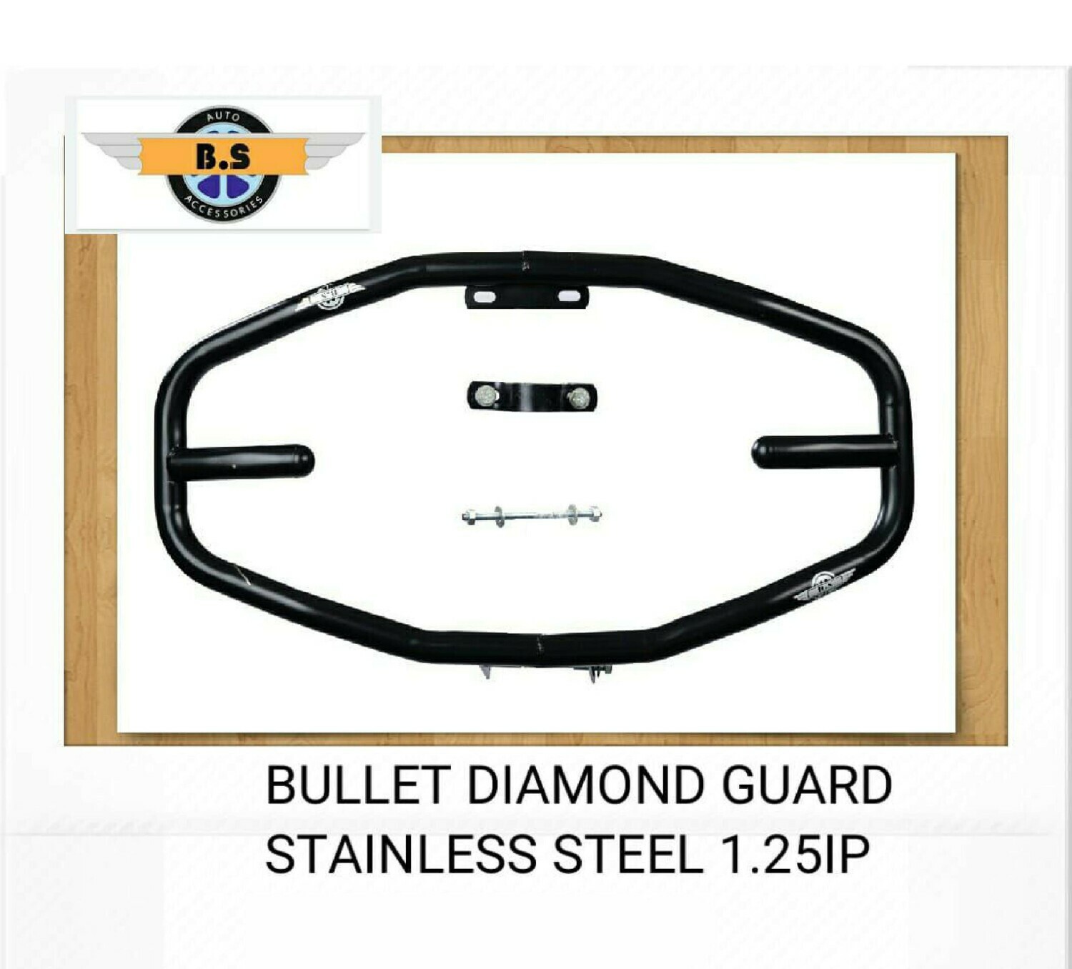 Bullet Diamond Guard Stainless Steel 1.25 IP