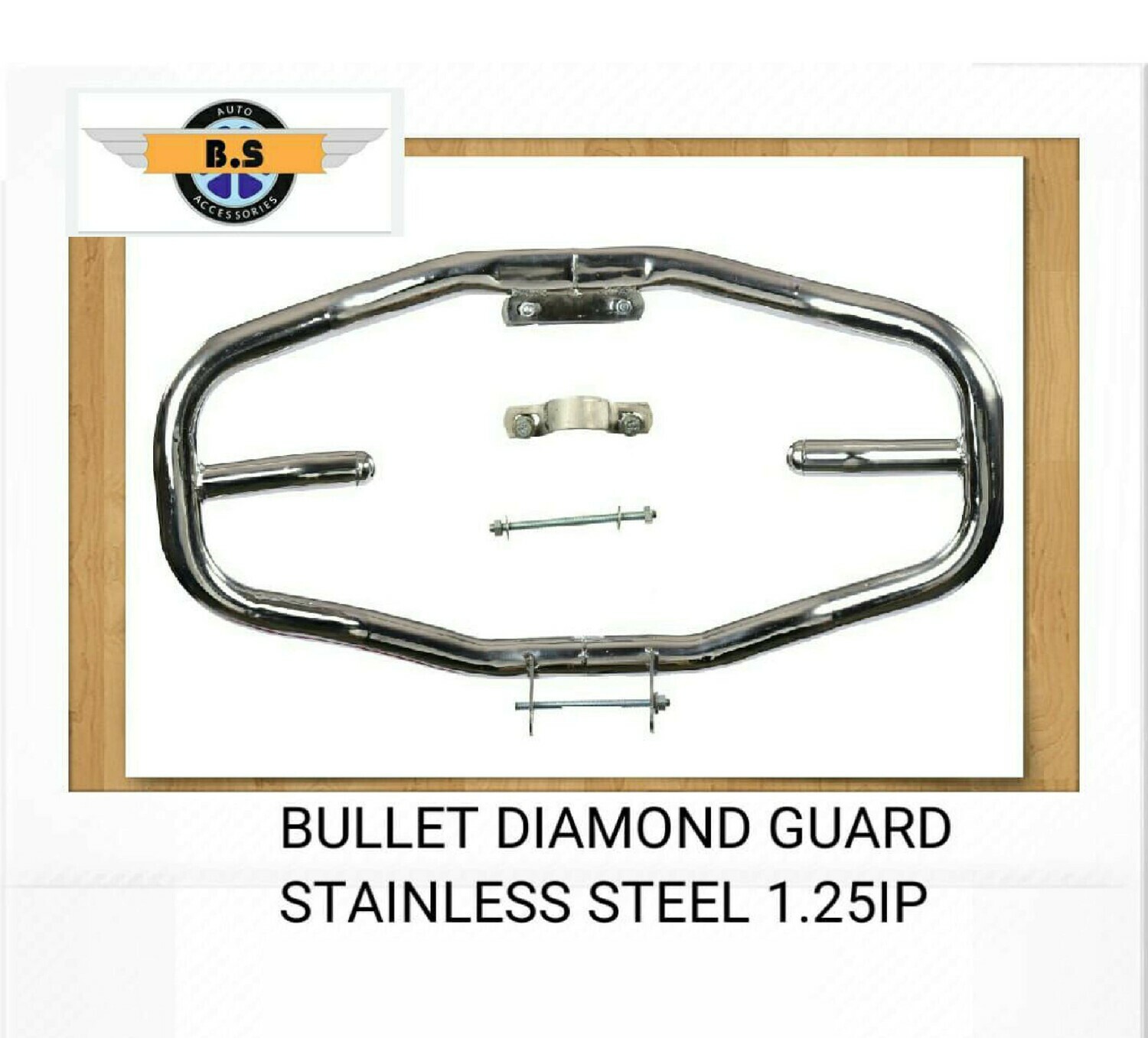 Bullet Diamond Guard Stainless Steel 1.25 IP