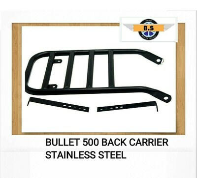 Bullet 500 Back Carrier Stainless Steel