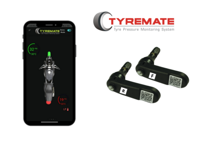 Tyremate Bluetooth Based Internal TPMS for Motorcycles (Tubeless)
