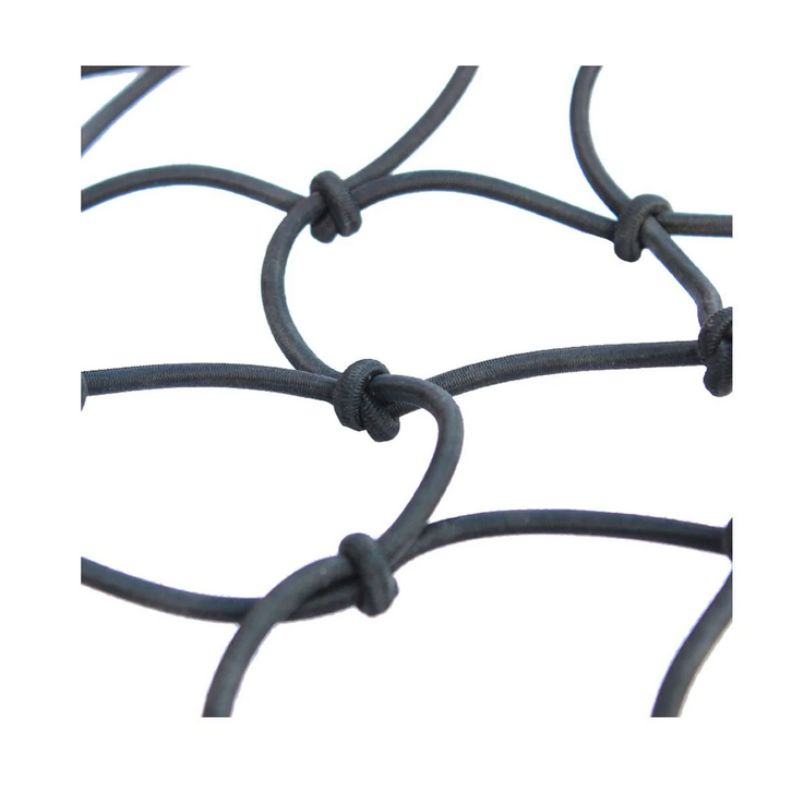 Heavy Duty Flexi Hook Bungee Cargo Net-36&quot;x18&quot;-Black-4mm