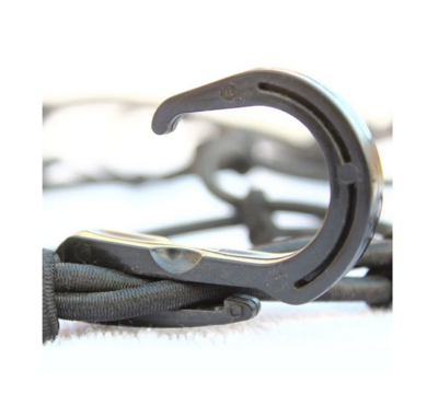 Heavy Duty Flexi Hook Bungee Cargo Net-36"x18"-Black-4mm