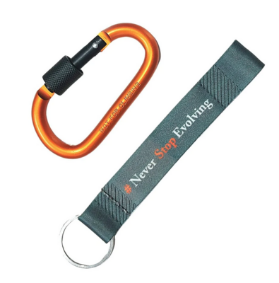 Accessory Carabiner with Key Ring
