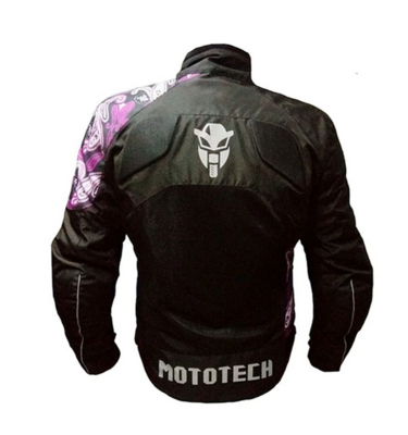 Scrambler Air Women's Motorcycle Jacket Level 2 - Black+Purple