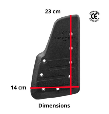 Safetech Armour Insert - Level 1 - Chest - One Pair